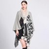 Poncho Femme Léopard Croisé