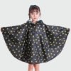 Poncho de Pluie Enfant Noir Citrons