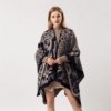Poncho Femme Motifs Indiens