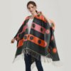 Poncho Femme à Grands Cercles