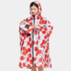 Poncho de Pluie Femme Coquelicot