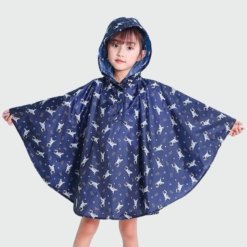 Poncho de Pluie Enfant Licorne