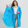 Poncho de Pluie Femme Bleu Uni