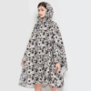 Poncho de Pluie Femme Motif Fleurs