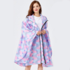 Poncho de Pluie Femme Rose et Violet