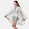 Poncho de Pluie Femme Transparent
