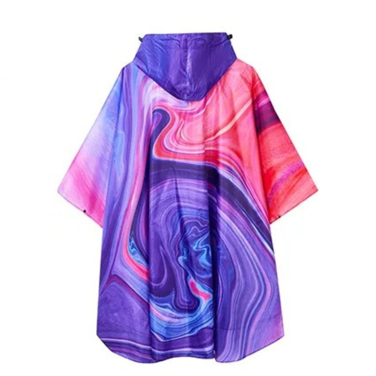 Poncho de Pluie Violet et Rose
