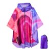 Poncho de Pluie Violet et Rose