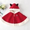 Poncho Enfant Polaire Oreilles Chat