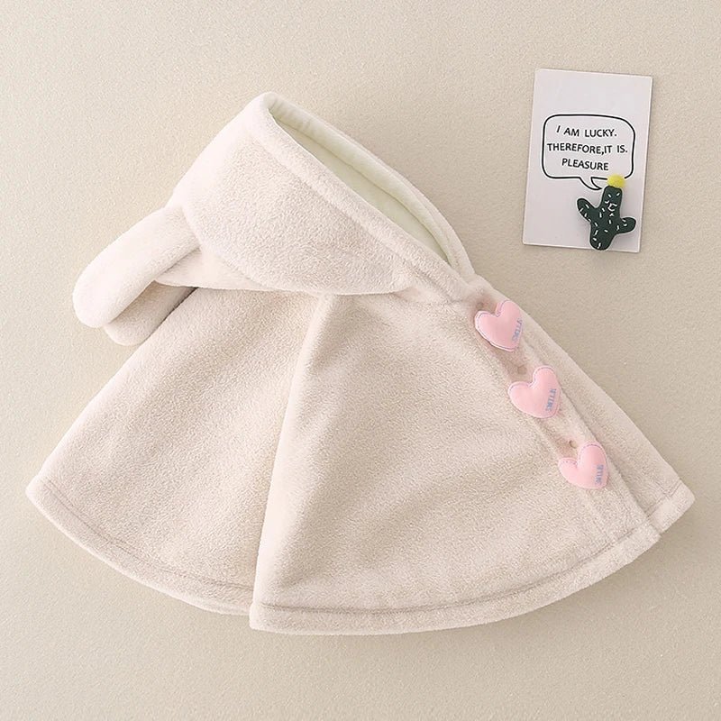 Poncho Polaire Fille Lapin