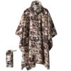 Poncho Randonnée Léger Camouflage Café