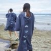 Poncho de Surf Requins Bleu
