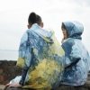 Poncho de Surf Wave Artistique