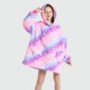 Pull Plaid Fille Rose et Violet