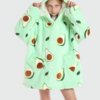 Sweat Plaid Enfant Avocat Vert