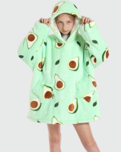 Sweat Plaid Enfant Avocat Vert