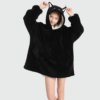Sweat Plaid Chat Noir pour Enfant