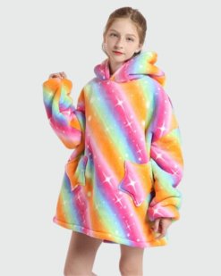 Sweat Plaid Enfant Bandes Multicolores