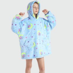 Sweat Plaid Enfant Poney et Lune