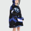 Sweat Plaid Enfant Galaxie