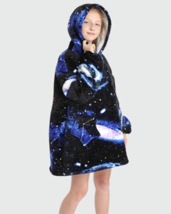 Sweat Plaid Enfant Galaxie