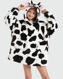 Sweat Plaid Enfant Motif Vache
